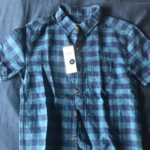 New with tags abercrombie kids linen shirt